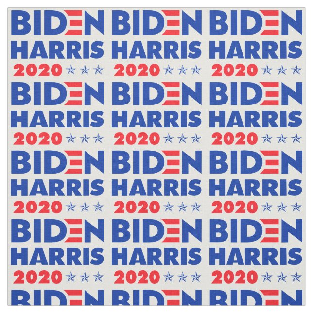 Joe Biden 2020|Harris Röstblått val Demokrati Tyg (Provkarta)