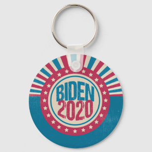 Joe Biden 2020 Retro Politisk Nyckelring