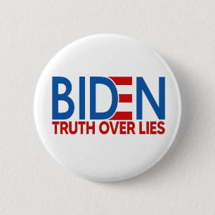 Joe Biden 2020 Sanning över Liggrare Knapp
