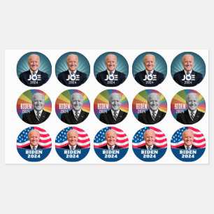 Joe Biden 2024-3 Kampanj-versioner Klistermärke