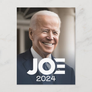 Joe Biden 2024 för president Photo Vykort