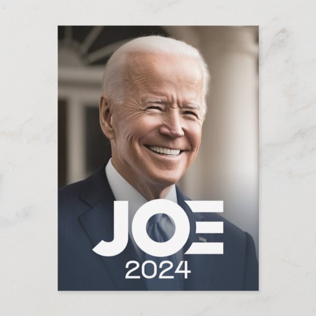 Joe Biden 2024 för president Photo Vykort (Framsida)