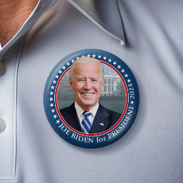 Joe Biden 2024 för president Photo White House Knapp