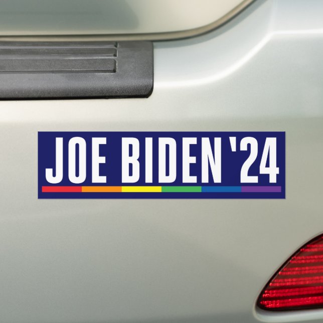 Joe Biden 2024 HBT-Pride Bildekal (På Bil)