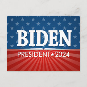 Joe Biden 2024 - Ikonstjärnorna rand Vykort