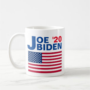 Joe Biden '20 med Amerika Flagga Kaffemugg