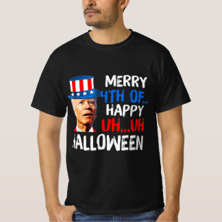 Joe Biden 4 juli förväxlade Roligt Merry 4:e Ha T Shirt