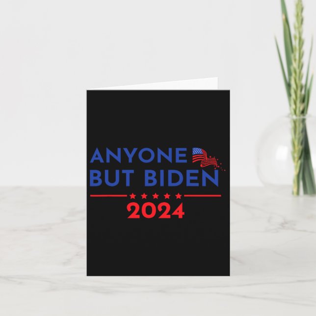Joe Biden any but Biden 2024 Trump 1 Kort (Framsida)