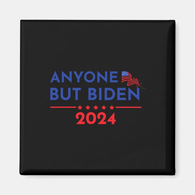Joe Biden any but Biden 2024 Trump 1 Magnet (Framsidan)