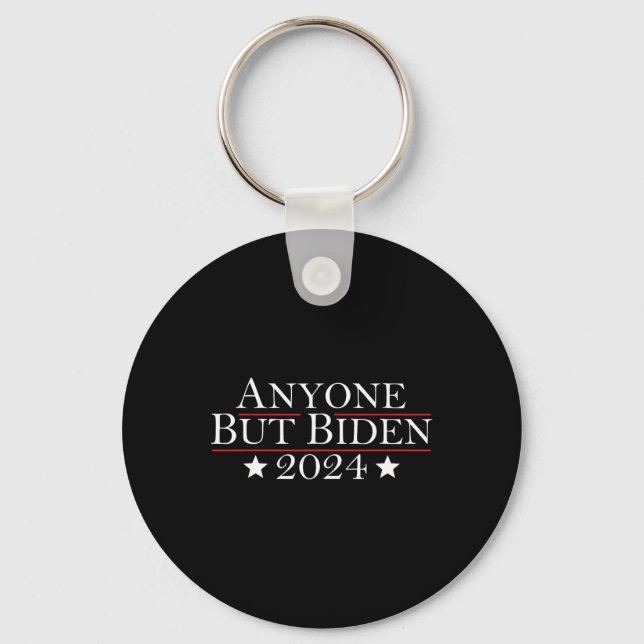 Joe Biden any but Biden 2024 Trump Nyckelring (Framsida)