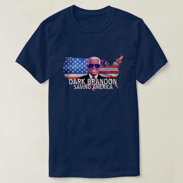 Joe Biden as Mörk Brandon T Shirt (Design framsida)