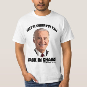 Joe Biden baksida kedjar in anmärkning T-shirt