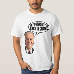 Joe Biden baksida kedjar in Tee