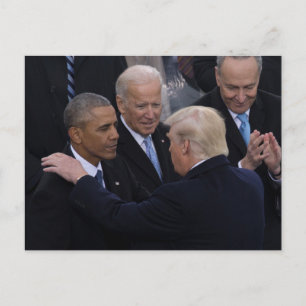 Joe Biden, Barack Obama och Trump Vykort