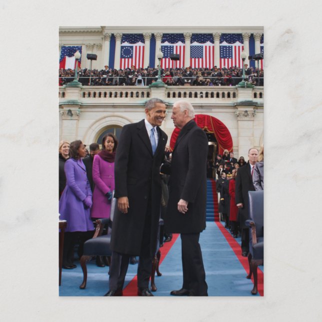Joe! Biden & Barack Obama Vykort (Framsida)
