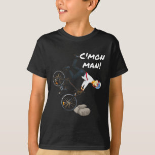 Joe Biden Bicycle Crash Funny Trump gjorde det Rid T Shirt
