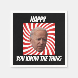 JOE BIDEN BIRTHDAY ANY TILLFÄLLE PARTY NAPKINS PAPPERSSERVETT