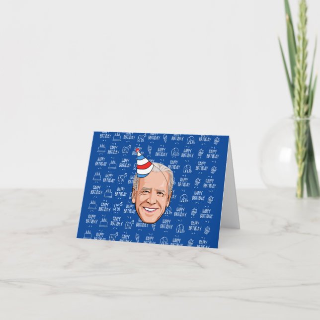 JOE BIDEN BIRTHDAY TACK KORT (Framsida)