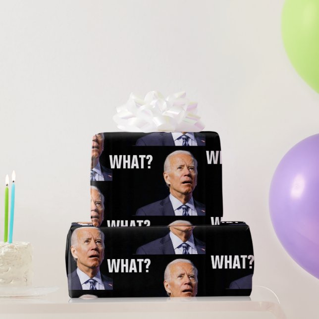 JOE BIDEN BIRTHDAY WRAPPING PAPPER PRESENTPAPPER (Festgåvor)