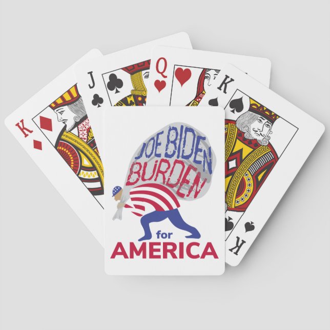 Joe Biden börda för Amerika Casinokort (Baksidan)