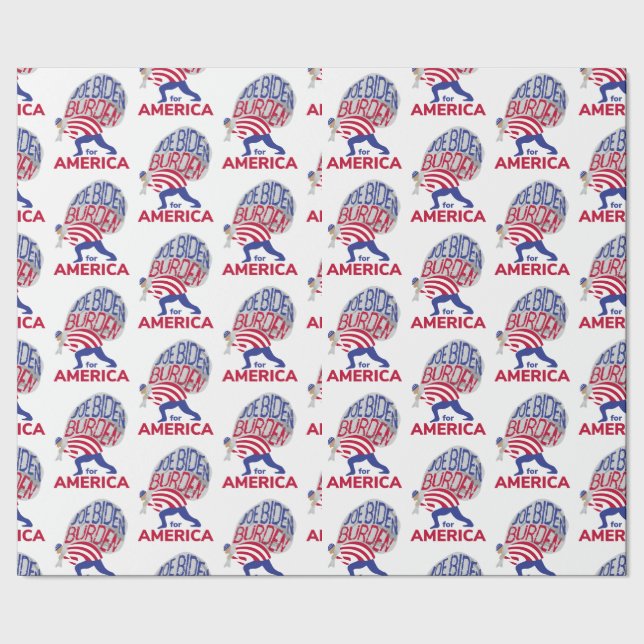 Joe Biden börda för Amerika Presentpapper (Seam)
