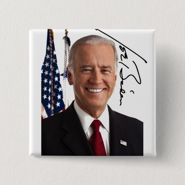 Joe Biden Button Knapp (Framsida)