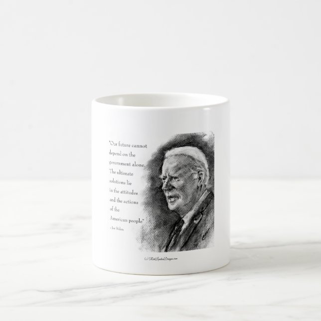 Joe Biden & Citat Kaffemugg (Center)