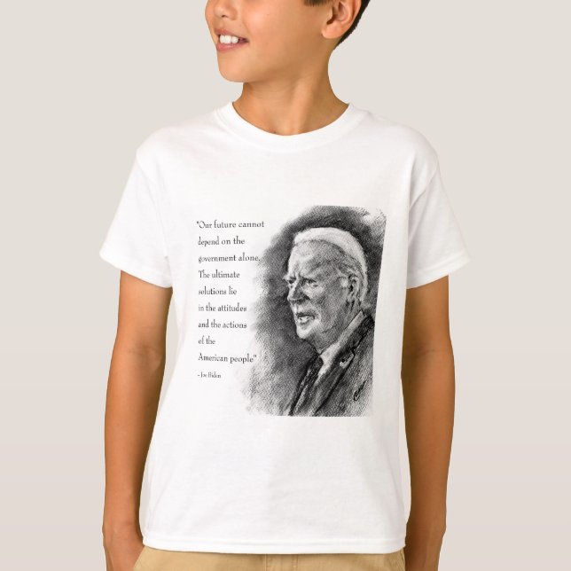 Joe Biden & Citatpojken T Shirt (Framsida)
