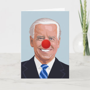 JOE BIDEN CLOWN FÖDELSEDAGSKORT KORT