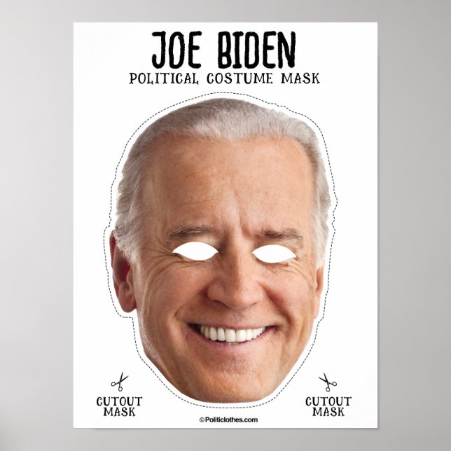 Joe Biden Costume Mask Poster (Framsidan)