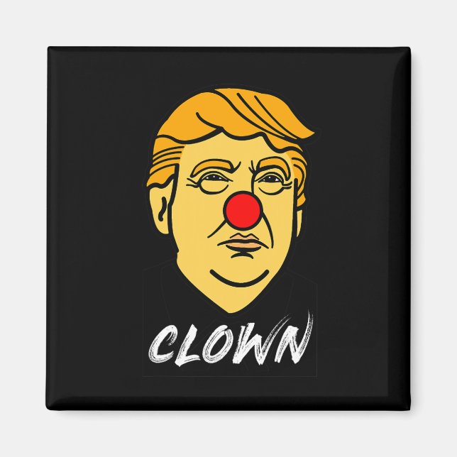 Joe Biden Donald Trump Clown Circus Magnet (Framsidan)