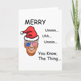 Joe Biden Du vet, Sak.. Lustig jul Kort