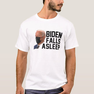 Joe Biden Falls Asov Funny Joe Biden Sleeping T Shirt