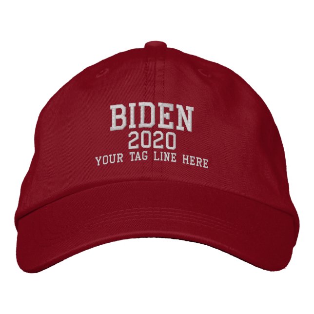 Joe Biden för president 2020-Personligen Broderad Keps (Framsida)