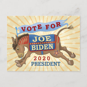 Joe Biden för president 2020 Vykort