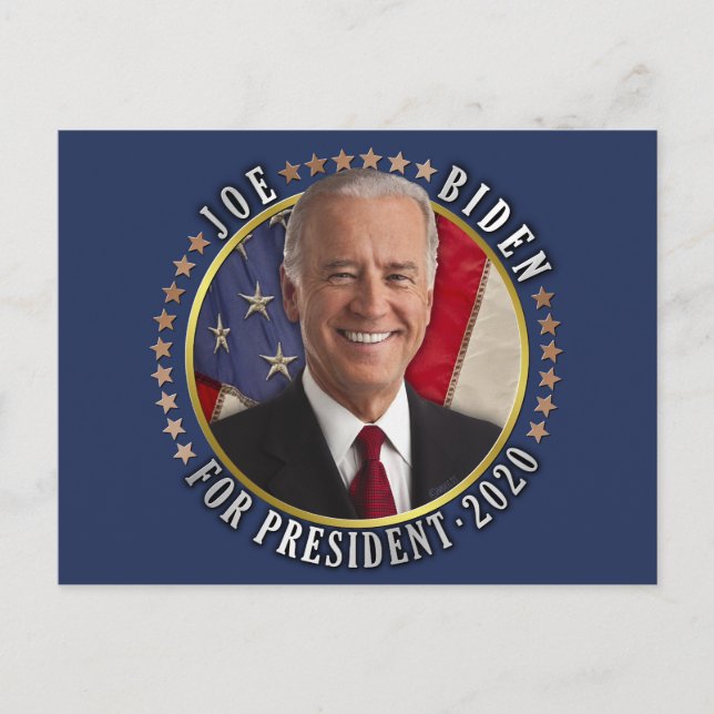 Joe Biden för president 2020 Vykort (Framsida)