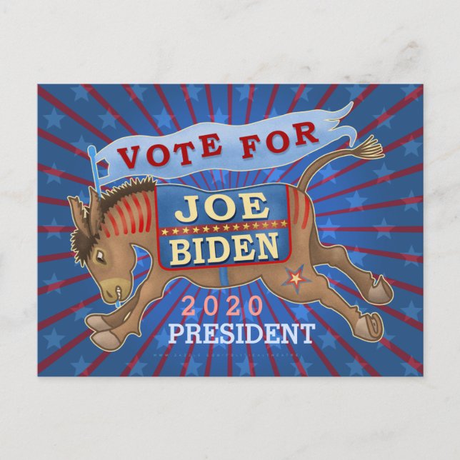 Joe Biden för president 2020 Vykort (Framsida)