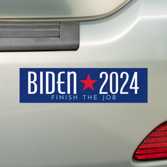 Joe Biden för president 2024 - avsluta jobbet Bildekal (På Bil)
