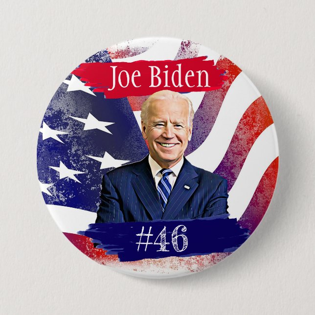 Joe Biden för president 46:e USA 2020 Knapp (Framsida)
