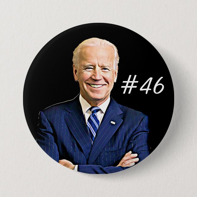 Joe Biden för president 46:e USA 2020 Knapp (Framsida)
