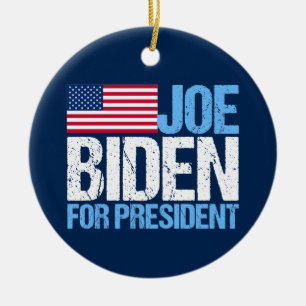 Joe Biden för president Julgransprydnad Keramik