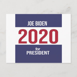 Joe Biden för valet till USA 2020 Vykort