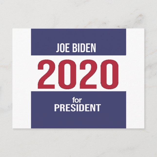 Joe Biden för valet till USA 2020 Vykort (Framsida)