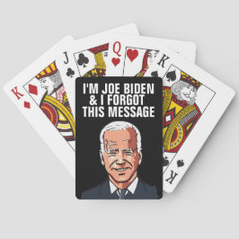 JOE BIDEN FUNNY FORGOT MEDDELANDE SPELKORT