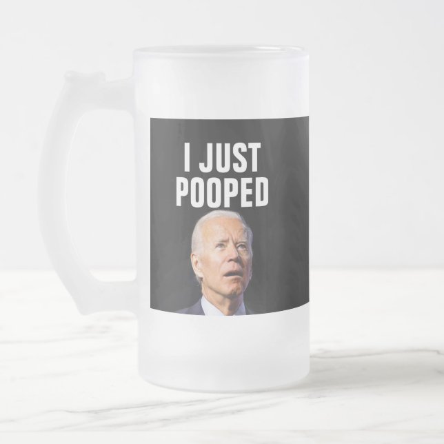 JOE BIDEN FUNNY JAG BARA POOPETERADE  FROSTAT ÖLGLAS (Vänster)