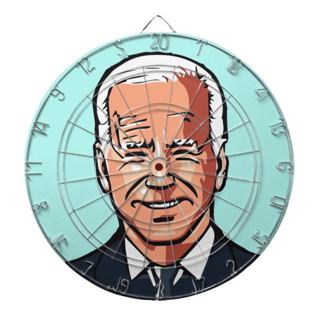 JOE BIDEN FUNNY JOKE DARTBOARD DARTTAVLA (Framsidan)