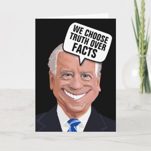 JOE BIDEN FUNNY ÖVER BACKE FÖDELSEDAGSKORT HIM KORT