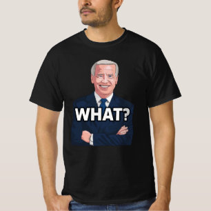 JOE BIDEN FUNNY VAD? T-tröjor, förvirrade T Shirt