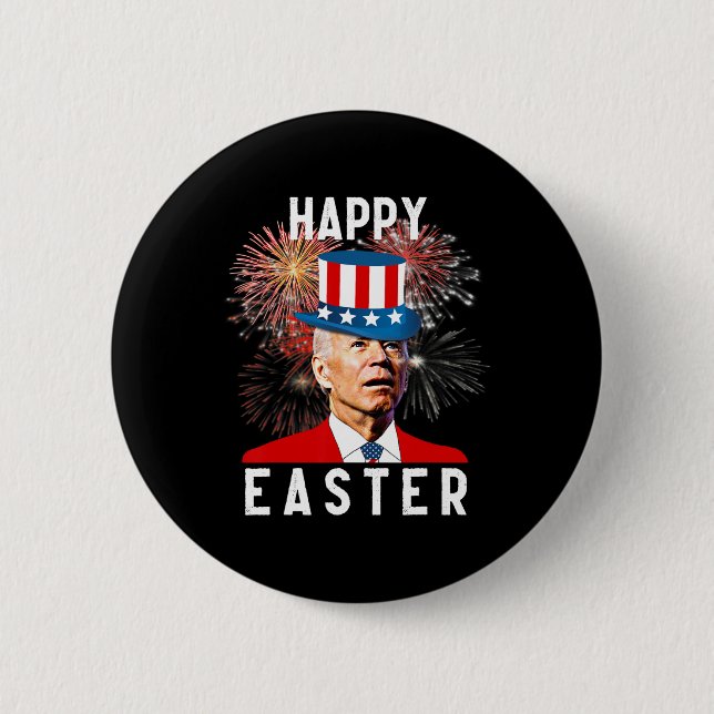 Joe Biden Glad påsk för den 4 juli Knapp (Framsida)