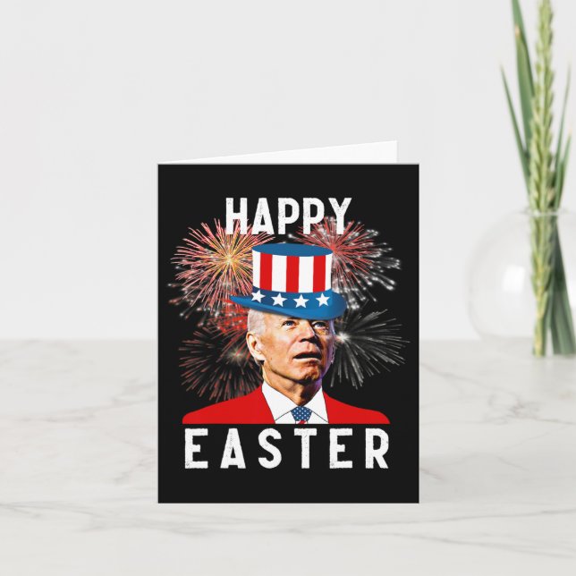 Joe Biden Glad påsk för den 4 juli Kort (Framsida)